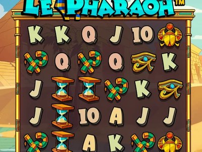Le Pharaoh — Слот Le Pharaoh с фараоном, золотыми саркофагами и иероглифическими респинами